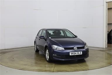 VOLKSWAGEN GOLF 1.6 TDI 105 Match 5dr Diesel - BLUE - VK64XLS - 5 Door Hatchback