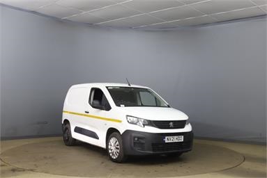 PEUGEOT PARTNER STANDARD DIESEL 1000 1.5 BlueHDi 100 Professional Van Diesel - WHITE - NV21HDO - 5 Door Panel Van