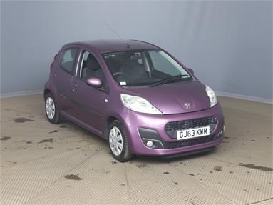 PEUGEOT 107 1.0 Active 5dr 2-Tronic Petrol - PURPLE - GJ63KWM - 5 Door Hatchback