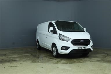 FORD TRANSIT CUSTOM 300 L2 DIESEL FWD 2.0 EcoBlue 130ps Low Roof Limited Van Petrol - WHITE - HV21PWJ - 5 Door Panel Van