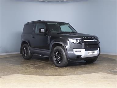 LAND ROVER DEFENDER 90 DIESEL 3.0 D250 Hard Top Auto Diesel - BLACK - MV73RXJ - 3 Door Panel Van