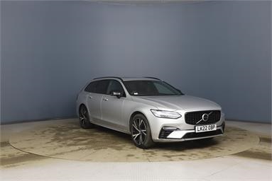 VOLVO V90 2.0 T6 [350] Recharge PHEV R DESIGN 5dr AWD Auto Petrol PHEV - SILVER - LK22OBP - 5 Door Estate