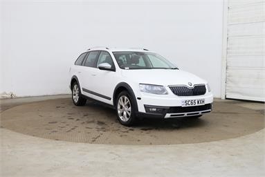 SKODA OCTAVIA 2.0 TDI CR Scout 4x4 5dr Diesel - WHITE - SC65WXH - 5 Door Estate