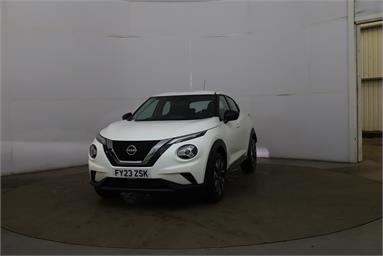 NISSAN JUKE 1.0 DiG-T 114 Acenta 5dr Petrol - WHITE - FY23ZSK - 5 Door Hatchback