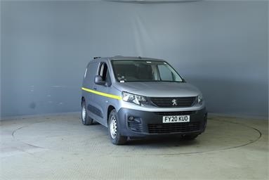 PEUGEOT PARTNER STANDARD DIESEL 1000 1.5 BlueHDi 100 Grip Van Diesel - GREY - FY20KUO - 5 Door Panel Van