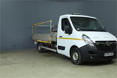 VAUXHALL MOVANO 3500 L3 DIESEL RWD 2.3 Turbo D 130ps H1 Chassis Cab Diesel - WHITE - BT69LNK - 2 Door Dropside Body