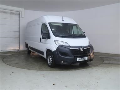 VAUXHALL MOVANO 3500 L3 DIESEL FWD 2.2 Turbo D 140ps H2 Van Dynamic Diesel - WHITE - DY71YLL - 5 Door Panel Van