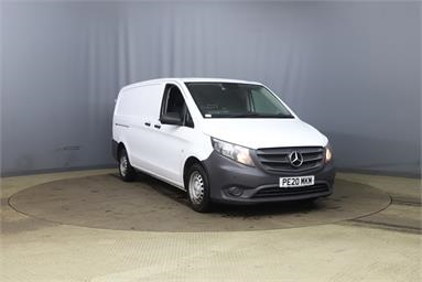 MERCEDES-BENZ VITO L2 DIESEL FWD 110CDI Pure Van Low Roof Diesel - WHITE - PE20MKM - 6 Door Panel Van
