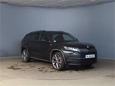 SKODA KODIAQ 2.0 TDI 190 Sport Line 4x4 5dr DSG [7 Seat] Diesel - BLACK - KL18GXZ - 5 Door Estate
