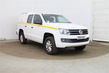 VOLKSWAGEN AMAROK A32 DIESEL D/Cab Pick Up Startline 2.0 TDI 140 4MOTION Sel Diesel - WHITE - BD15WLF - 4 Door Pick Up Body