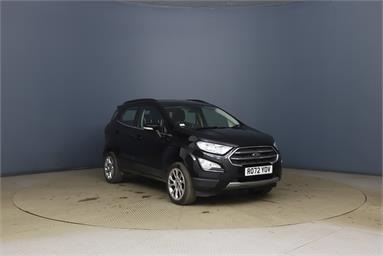 FORD ECOSPORT 1.0 EcoBoost 125 Titanium 5dr Petrol - BLACK - RO72YOV - 5 Door Hatchback