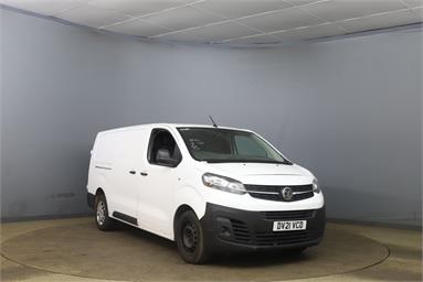 VAUXHALL VIVARO L2 DIESEL 2900 1.5d 100PS Dynamic H1 Van Diesel - WHITE - DV21VCD - 6 Door Panel Van