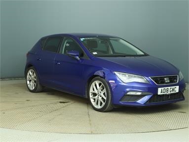 SEAT LEON 1.4 EcoTSI 150 FR Technology 5dr Petrol - Blue - AO18GWC - 5 Door Hatchback