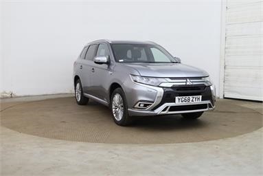 MITSUBISHI OUTLANDER 2.4 PHEV 4h 5dr Auto Petrol PHEV - GREY - YG68ZYH - 5 Door Estate