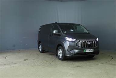 FORD E-TRANSIT CUSTOM 320 L1 ELECTRIC RWD 160kW 65kWh H1 Van Limited Auto H1 L1 Electric - GREY - WV75TYY - 5 Door Panel Van