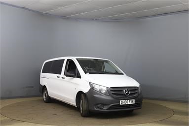 MERCEDES-BENZ VITO TOURER LONG DIESEL 109 CDI Pro 8-Seater Diesel - WHITE - DH66FVN - Bus (Mini Less 18 seats)