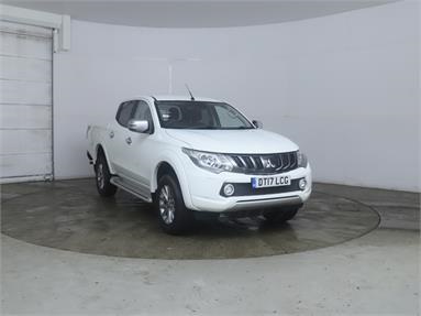 MITSUBISHI L200 DIESEL Double Cab DI-D 178 Barbarian 4WD Auto Diesel - WHITE - DT17LCG - 4 Door Pick Up Body
