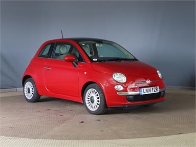 FIAT 500 1.2 Lounge 3dr [Start Stop] Petrol - RED - LN14FZR - 3 Door Hatchback