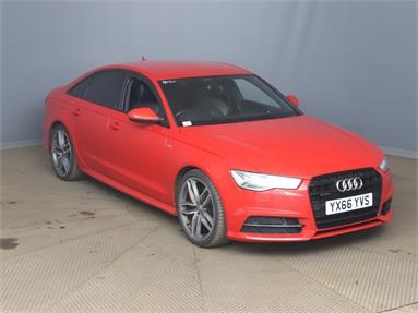 AUDI A6 2.0 TDI Quattro Black Edition 4dr S Tronic Diesel - RED - YX66YVS - 4 Door Saloon