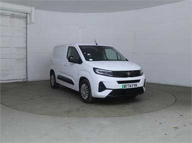 VAUXHALL COMBO CARGO ELECTRIC 100kW Pro 52kWh H1 Van Auto Electric - WHITE - BT74FYK - 5 Door Panel Van