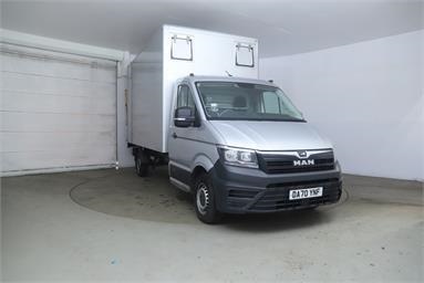 MAN TGE 3 LONG DIESEL 100 Chassis Cab Diesel - SILVER - DA70YNF - 2 Door Box Body