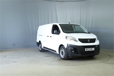 PEUGEOT EXPERT LONG DIESEL 1000 1.5 BlueHDi 100 Professional Premium + Van Diesel - WHITE - BG23NCJ - 2 Door Panel Van