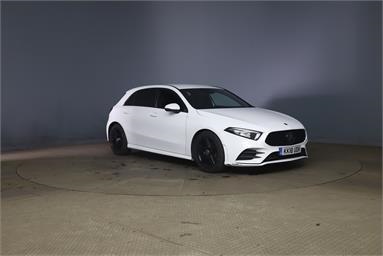 MERCEDES-BENZ A CLASS A180d AMG Line 5dr Auto Diesel - WHITE - KK18UOH - 5 Door Hatchback