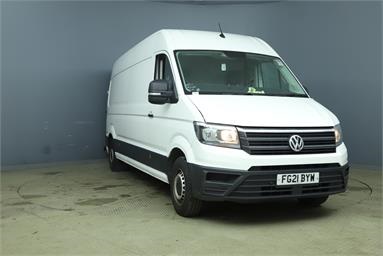 VOLKSWAGEN CRAFTER CR35 LWB DIESEL FWD 2.0 TDI 140PS Startline High Roof Van Diesel - WHITE - FG21BYW - 5 Door Panel Van