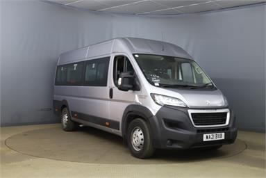 PEUGEOT BOXER 440 L4 DIESEL 2.2 BlueHDi H2 S Window Van 140ps H2 17 Seats Diesel - GREY - WA21BXB - Bus (Mini Less 18 seats)