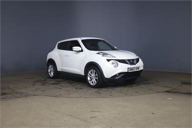 NISSAN JUKE 1.2 DiG-T Acenta Premium 5dr Petrol - WHITE - BN65VPR - 5 Door Hatchback