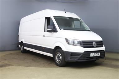 VOLKSWAGEN CRAFTER CR35 LWB DIESEL FWD 2.0 TDI 140PS Startline Business High Roof Van Diesel - WHITE - FL71OUK - 5 Door Fridge Panel Van