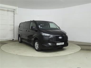 FORD TRANSIT CUSTOM 320 L2 PETROL FWD 2.5 PHEV 232ps H1 Double Cab Van Limited Auto Petrol PHEV - BLACK - HT75GFU - 6 Door Window Van