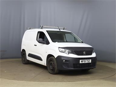 PEUGEOT PARTNER STANDARD DIESEL 1000 1.6 BlueHDi 100 Professional Van H1 L1 Diesel - WHITE - MF19TSZ - 5 Door Panel Van