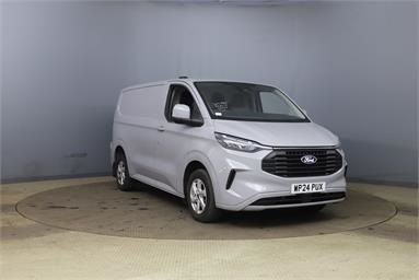 FORD TRANSIT CUSTOM 320 L1 DIESEL FWD 2.0 EcoBlue 136ps H1 Van Limited Auto Low Roof Diesel - GREY - WP24PUX - 5 Door Panel Van
