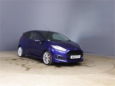 FORD FIESTA HATCHBACK 1.0 EcoBoost 140 Zetec S 3dr Petrol - BLUE - WA16PTY - 3 Door Hatchback