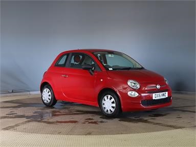 FIAT 500 1.2 Pop 3dr Petrol - RED - DX16HMZ - 3 Door Hatchback