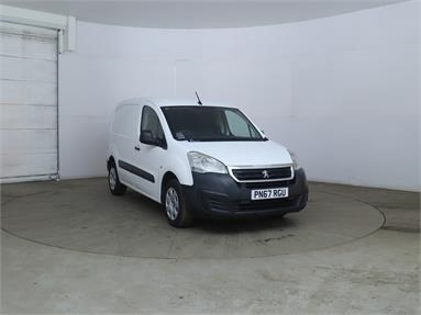 PEUGEOT PARTNER L1 DIESEL 850 1.6 BlueHDi 100 Professional Van [non SS] Diesel - Bianca White - PN67RGU - 5 Door Panel Van