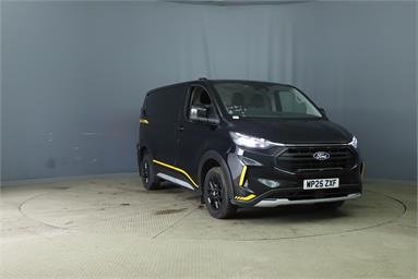 FORD TRANSIT CUSTOM 320 L1 DIESEL FWD 2.0 EcoBlue 136ps H1 Van Trail Diesel - BLACK - WP25ZXF - 5 Door Panel Van