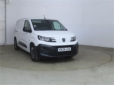 PEUGEOT e-PARTNER LONG 100kW 52kWh Asphalt Van Auto Electric - Ice White - KK24LXA - 6 Door Panel Van