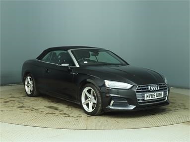 AUDI A5 40 TFSI Sport 2dr S Tronic Petrol - Black - MV69URR - 2 Door Convertible
