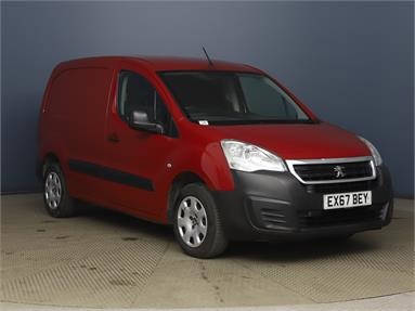 PEUGEOT PARTNER L1 DIESEL 850 1.6 BlueHDi 100 Professional Van [non SS] Diesel - Red - EX67BEY - 5 Door Panel Van