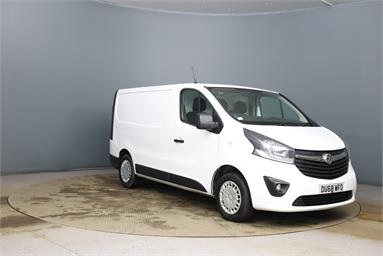 VAUXHALL VIVARO L1 DIESEL 2700 1.6CDTI 120PS Sportive H1 Van Diesel - WHITE - DU68WFO - 5 Door Panel Van