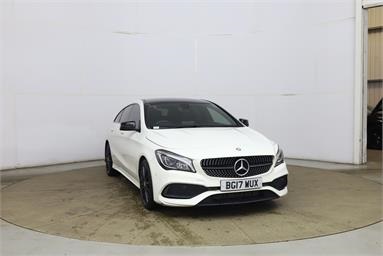 MERCEDES-BENZ CLA CLA 220d AMG Line 4Matic 5dr Tip Auto Diesel - WHITE - BG17WUX - 5 Door Estate