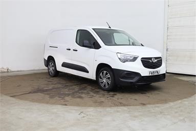 VAUXHALL COMBO CARGO L2 DIESEL 2300 1.5 Turbo D 100ps H1 Edition Van Diesel - WHITE - FA19FNJ - 6 Door Panel Van