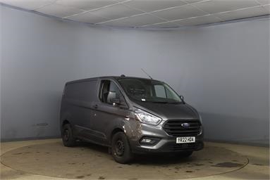FORD TRANSIT CUSTOM 320 L1 DIESEL FWD 2.0 EcoBlue 130ps Low Roof Trend Van H2 Diesel - GREY - YR22HDA - 5 Door Panel Van