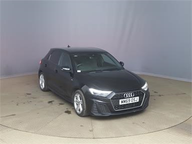 AUDI A1 30 TFSI S Line 5dr S Tronic Petrol - BLACK - MM69OSJ - 5 Door Hatchback