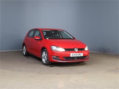 VOLKSWAGEN GOLF 1.6 TDI 105 Match 5dr Diesel - RED - GY15KRZ - 5 Door Hatchback