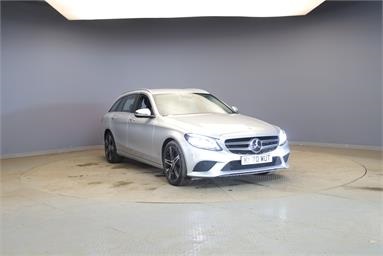 MERCEDES-BENZ C CLASS C200 Sport 5dr 9G-Tronic Petrol/Hybrid - SILVER - KN70WUT - 5 Door Estate
