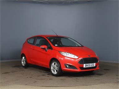FORD FIESTA 1.25 82 Zetec 3dr Petrol - RED - BK15GZG - 3 Door Hatchback