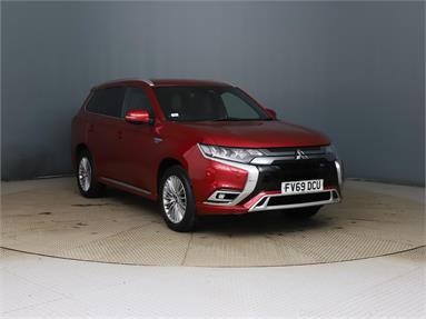 MITSUBISHI OUTLANDER 2.4 PHEV Exceed Safety 5dr Auto Petrol PHEV - RED - FV69DCU - 5 Door Estate